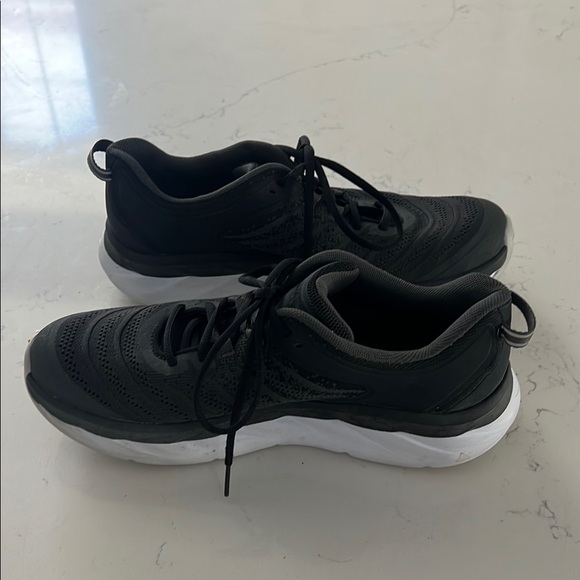 Hoka Black and White Athletic Shoes - Picture 5 of 6